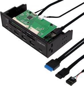 LogiLink Panel przedni USB 3.0 + USB-C + eSATA + czytnik kart (UA0341) 2