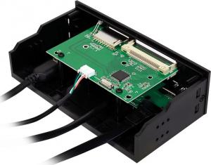 LogiLink Panel przedni USB 3.0 + USB-C + eSATA + czytnik kart (UA0341) 3