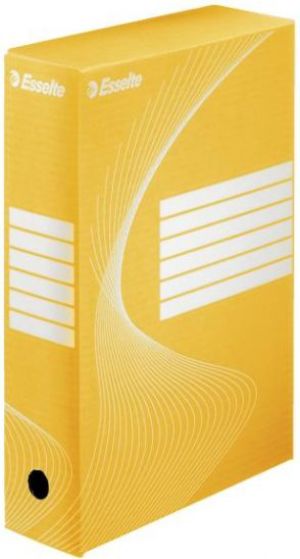 Esselte Pudło, karton archiwizacyjny Boxy szer. 80mm żółty (10K029M) 1