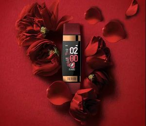 Smartband Watchmark WE78 Bordowy 4