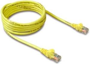 Belkin kabel krosowy RJ45, osłonka zalewana, kat. 5e UTP do 2m żółty (A3L791b02M-YLWS) 1