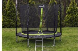 Trampolina ogrodowa Lean Sport Pro z siatką wewnętrzną 8 FT 244 cm 2