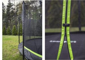 Trampolina ogrodowa Lean Sport Pro z siatką wewnętrzną 8 FT 244 cm 7