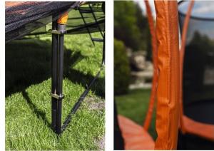 Trampolina ogrodowa Lean Sport Sport Best z siatką wewnętrzną 12 FT 366 cm 5