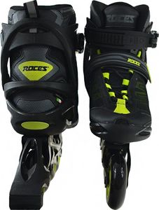 Rolki Roces Łyżworolki Roces Argon czarno limonkowe 400765 03 48 4