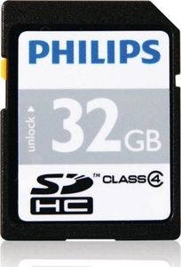 Karta Philips SDHC 32 GB Class 4  (36611-uniw) 1