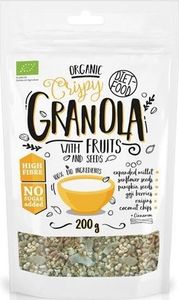 Diet Food Organic Cripsy Granola With Fruits granola z owocami 200g uniwersalny 1