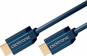 Kabel Clicktronic HDMI - HDMI 2m granatowy (40990) 1