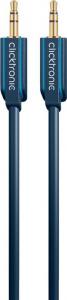 Kabel Clicktronic Jack 3.5mm - Jack 3.5mm 5m granatowy (JAB-1339084) 1
