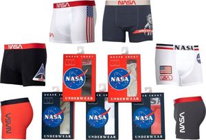 NASA Bokserki męskie Boxer Basic-Stripe Kaki r. M 1