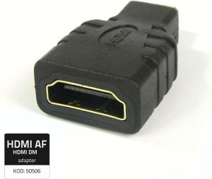 Adapter AV Qoltec HDMI Micro - HDMI czarny (50506) 1