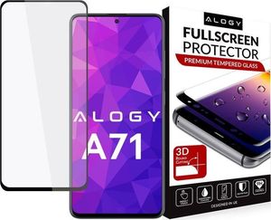 Alogy Szkło Alogy Full Glue case friendly do Samsung Galaxy A71 Czarne uniwersalny 2