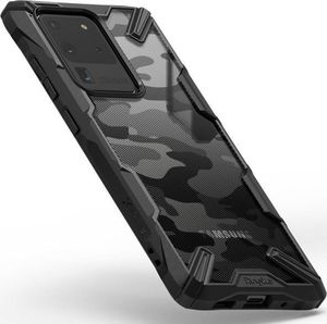 Ringke Etui Fusion X do Samsung Galaxy S20 Ultra Camo Black uniwersalny 2