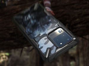 Ringke Etui Fusion X do Samsung Galaxy S20 Ultra Camo Black uniwersalny 4