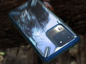 Ringke Etui Fusion X do Samsung Galaxy S20 Ultra Space Blue uniwersalny 6