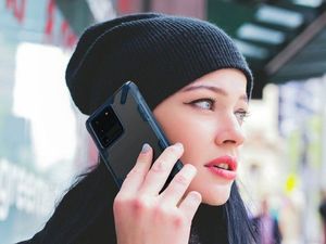 Ringke Etui Fusion X do Samsung Galaxy S20 Ultra Space Blue uniwersalny 7