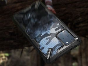 Ringke Etui Fusion X do Samsung Galaxy S20 Plus Camo Black uniwersalny 7