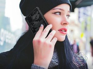 Ringke Etui Fusion X do Samsung Galaxy S20 Plus Camo Black uniwersalny 8