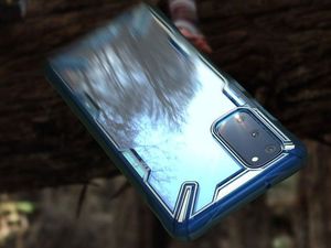 Ringke Etui Fusion X do Samsung Galaxy S20 Plus Space Blue uniwersalny 6