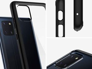 Spigen Etui Spigen Ultra Hybrid do Samsung Galaxy Note 10 Lite Matte Black uniwersalny 2