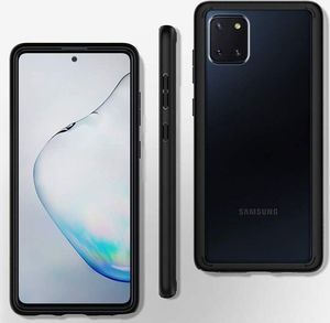 Spigen Etui Spigen Ultra Hybrid do Samsung Galaxy Note 10 Lite Matte Black uniwersalny 3