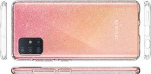 Spigen Etui Spigen Liquid Crystal Glitter do Samsung Galaxy A71 Crystal Quartz uniwersalny 8