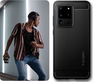 Spigen Etui Rugged Armor Galaxy S20 Ultra Matte Black 5