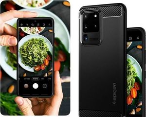 Spigen Etui Rugged Armor Galaxy S20 Ultra Matte Black 6