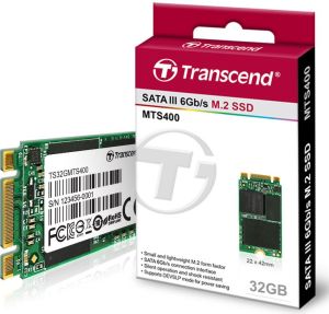 Dysk SSD Transcend MTS400 32 GB M.2 2242 SATA III (TS32GMTS400) 1