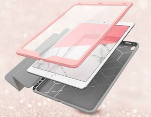 Etui na tablet Supcase Etui Supcase Cosmo Full-body do Apple iPad 10.2 2019 (7Gen) Marble Pink uniwersalny 3