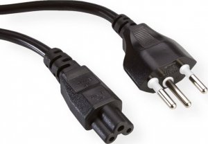 Kabel zasilający Value Power Cable Type J (CH) to C5. Black. 1.0 m. 4