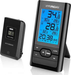 Stacja pogodowa Hyundai WS1070B czarna 3