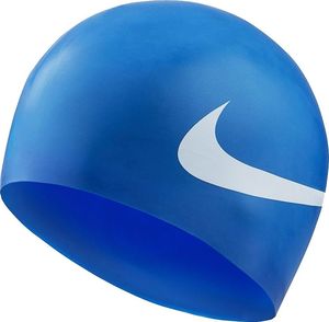 Nike Czepek silikonowy Nike BIG SWOOSH NESS8163 494 NESS8163 494-S niebieski senior 1