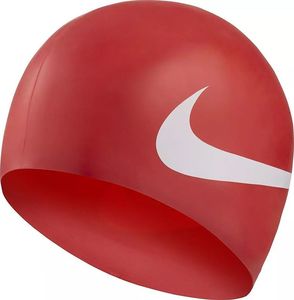 Nike Czepek silikonowy Nike BIG SWOOSH NESS8163 614 NESS8163 614-S czerwony senior 1