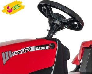 Rolly Toys rolyKid traktor na pedały Case z przyczepką 10
