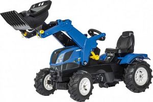 Rolly Toys Rolly Toys rollyFarmtrac New Holland traktor na pedały z łyżką i pompowanymi kołami 1