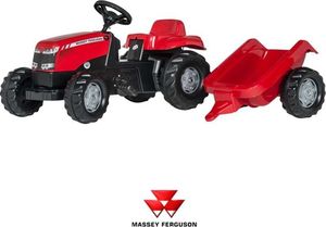 Rolly Toys Traktor na pedały Massey Ferguson z przyczepką 1