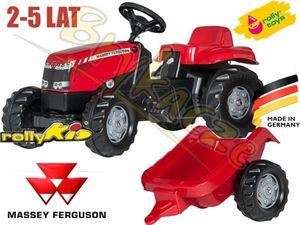 Rolly Toys Traktor na pedały Massey Ferguson z przyczepką 2