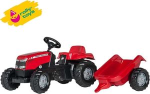 Rolly Toys Traktor na pedały Massey Ferguson z przyczepką 3