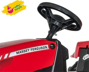 Rolly Toys Traktor na pedały Massey Ferguson z przyczepką 4