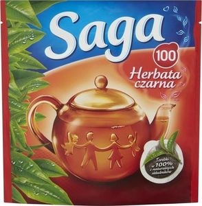 Saga SAGA Herbata ekspresowa, opakowanie 100 sztuk 1