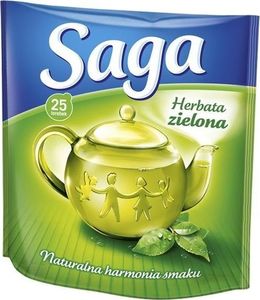 Saga SAGA Herbata zielona, opakowanie 25 sztuk 1