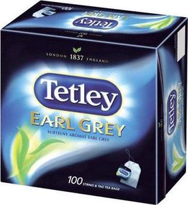 Tetley TETLEY Herbata EARL GREY INTENSIVE z zawieszką, opakowanie 100 sztuk 1