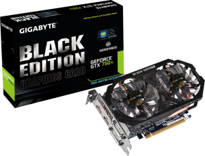 Karta graficzna Gigabyte GeForce GTX 750Ti Black Edition, 2GB GDDR5 (128-bit) 2xDVI, 2xHDMI (GV-N75TWF2BK-2GI) 1