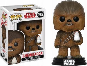 Figurka Funko Pop Funko POP Star Wars Bobble: E8 - Chewbacca w/ Porg 1