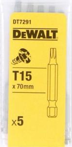 Dewalt końcówka 1/4" Torx T15 x 70mm 5 sztuk (DT7291-QZ) 1