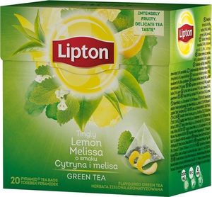 Lipton LIPTON_Green Tea herbata zielona Cytryna i Melisa 20 torebek 32g 1