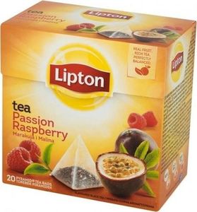 Lipton LIPTON_Herbata czarna aromatyzowana Malina i Marakuja 20 torebek 1