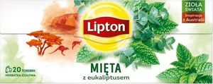 Lipton LIPTON_Herbata ziołowa Mięta z Eukaliptusem 20 torebek 26g 1