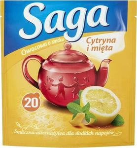 Saga SAGA_Herbata owocowa Cytryna i Mięta 20 torebek 1